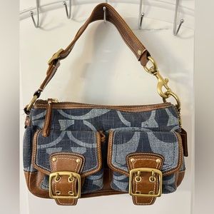 COACH Signature Chambray shoulder bag